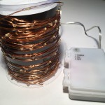 10M 100 LED Micro Bead Lights on Copper Wire - White (Battery Power)